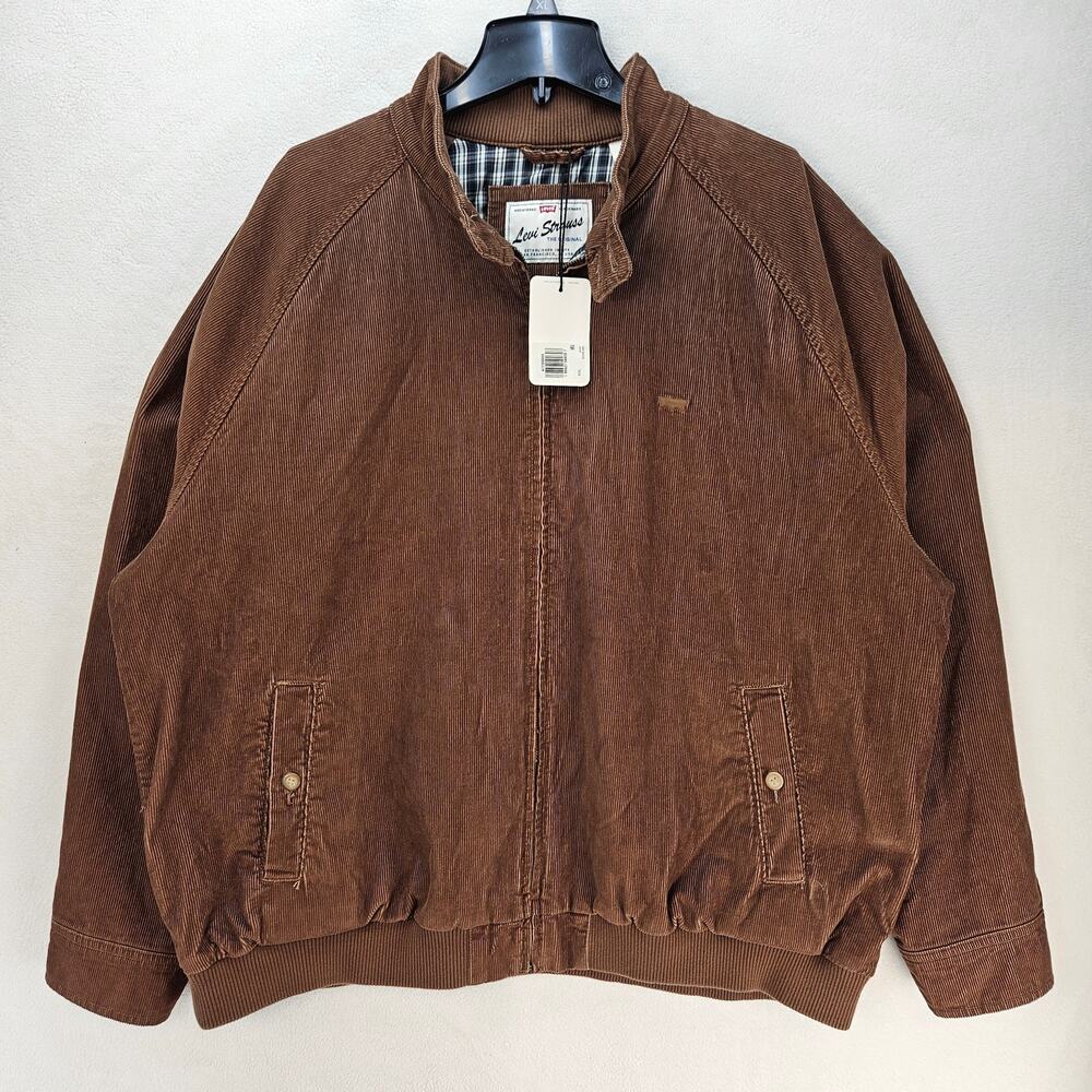 LEVI'S MEN'S XXL BAKER HARRINGTON JACKET BISON BROWN NWT A72350008